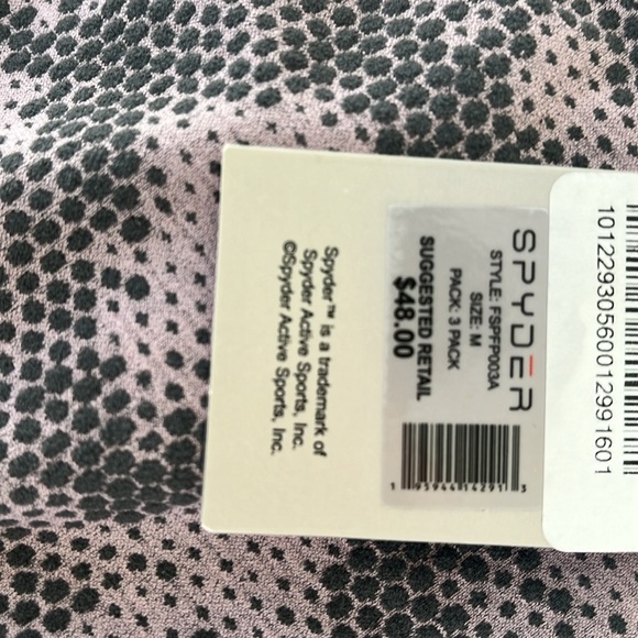 MWT Spyder Boyshort 3 pack women’s performance underwear - Picture 2 of 3